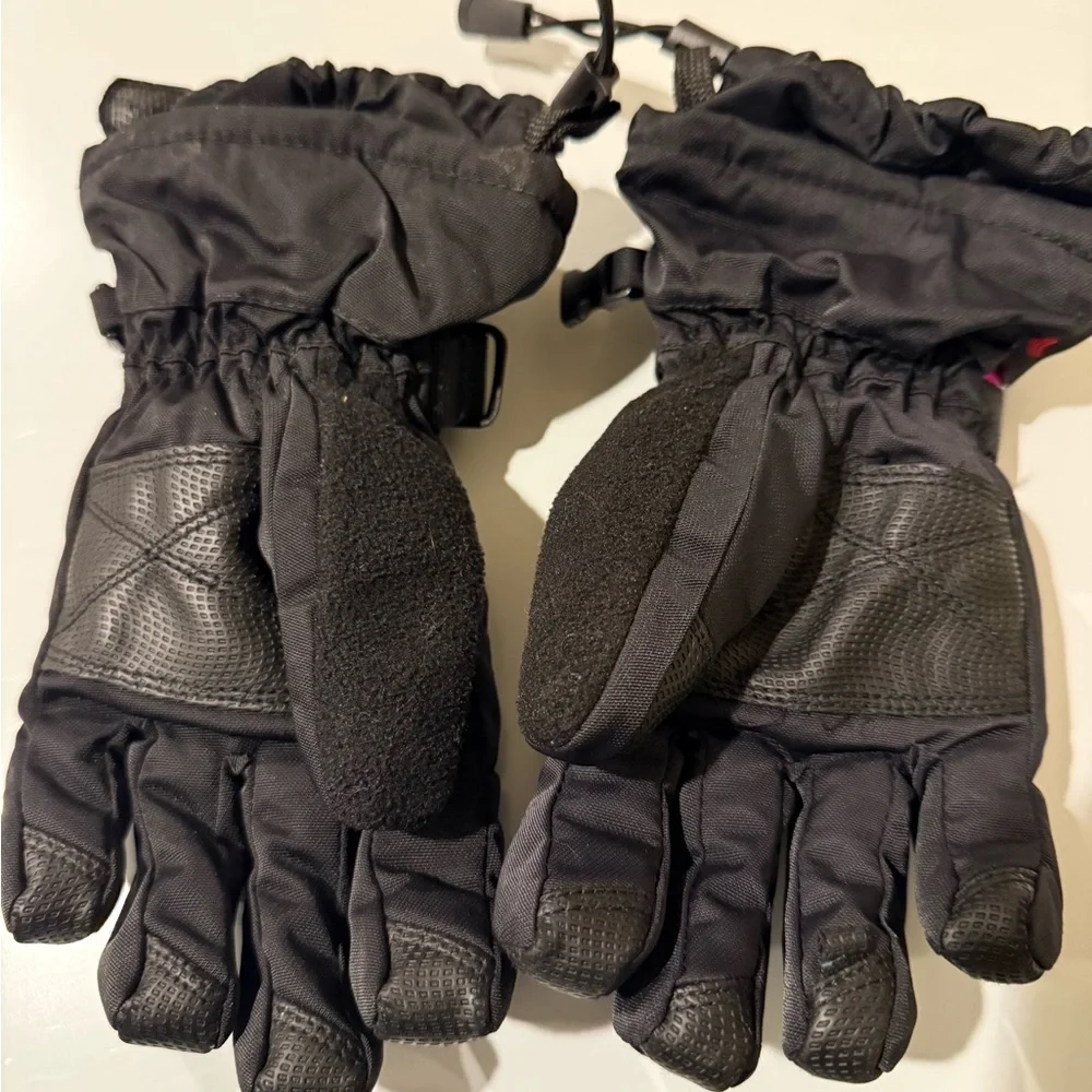 Head Black and Pink Gloves